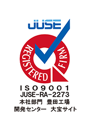 ISO 9001 認証 JQA-0291 該当製品：標準品・受注品