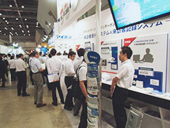 「オフィス セキュリティEXPO 2012（OSEC）」アイホンブースの様子