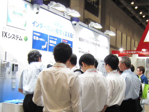 「JECA FAIR 2015」アイホンブースの様子