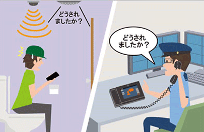 公園 バリアフリートイレの長時間滞在を防止