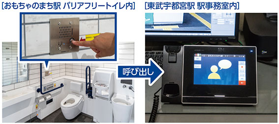 エントランスのカメラ付ゲート端末