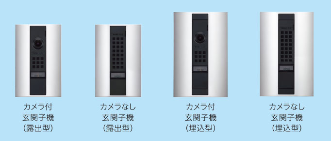 アイホン インターホン 玄関子機 カメラ付 二世帯用 自動交互通話 壁取付 防塵 防まつ IPX4相当 SDカード対応 黒 