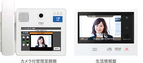 コンシェルジュの顔を見ながら会話が可能･機器