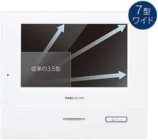 動作品ROCOタッチ7 テレビドアホン WJ-4MED WJ-DA WJ-4WD