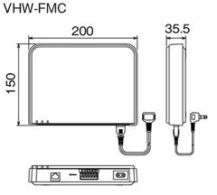 VHW-FMC寸法図